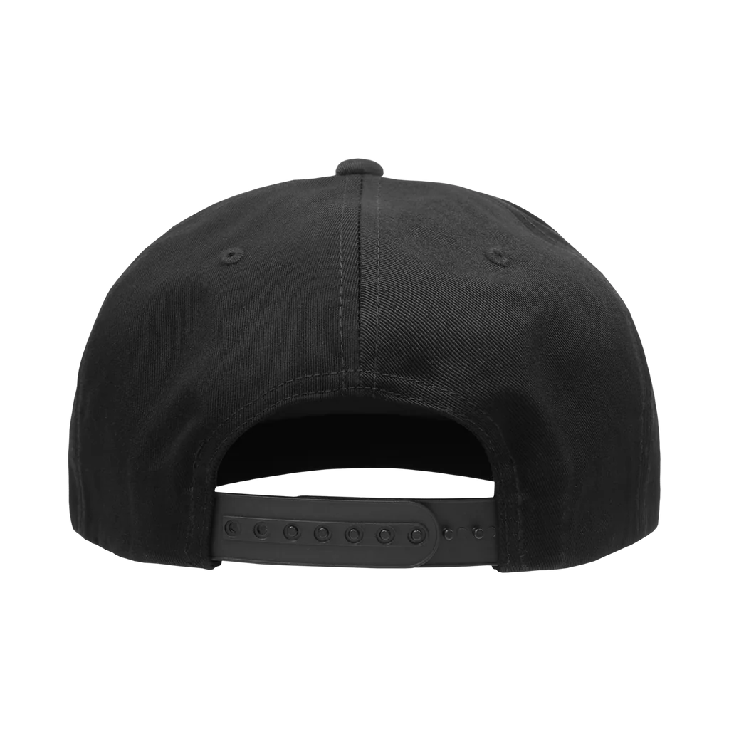 Decky 1098 7 Panel Flat Bill Hat, Snapback, 7 Panel High Profile Structured Cap