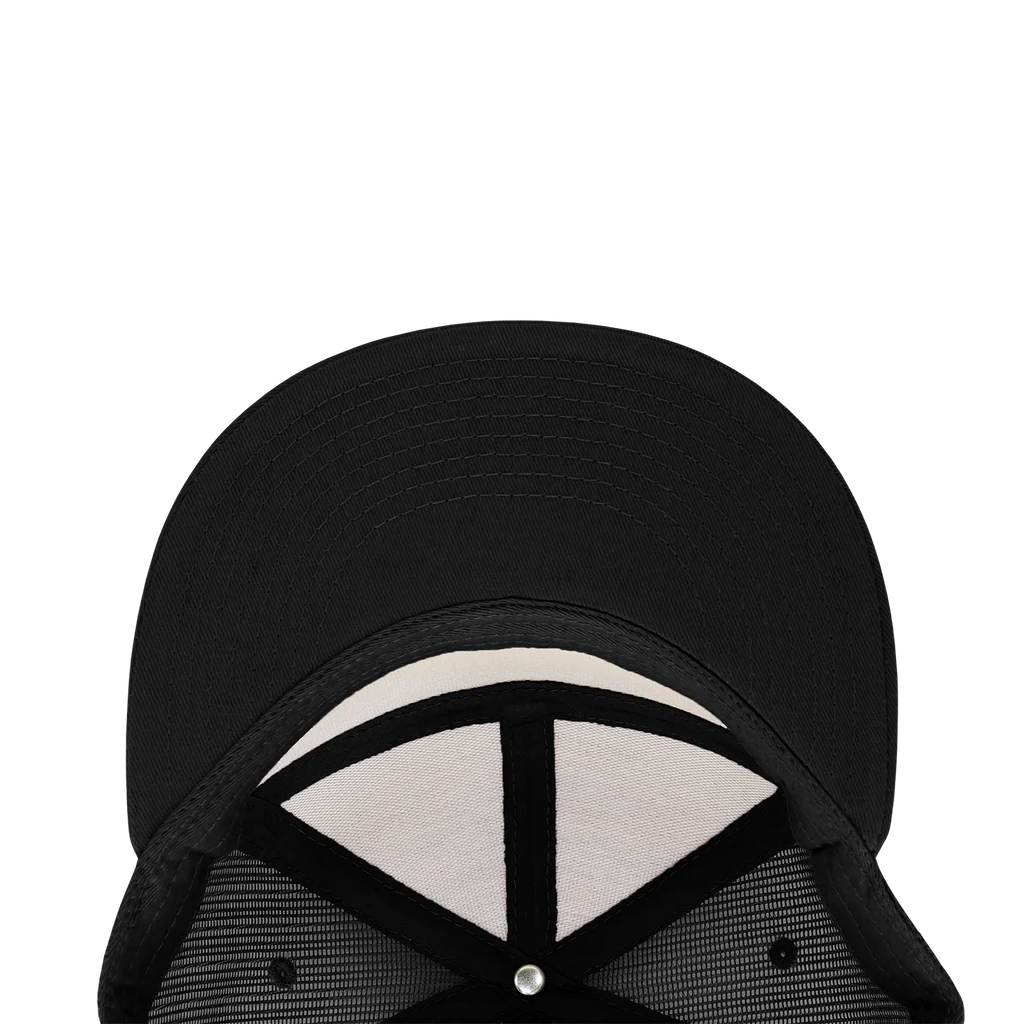 Decky 1133 7 Panel High Profile Structured Cotton Blend Trucker Hat