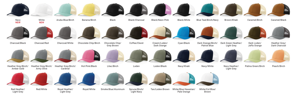 Richardson 115 Low Pro Trucker Cap, Snapback Hat