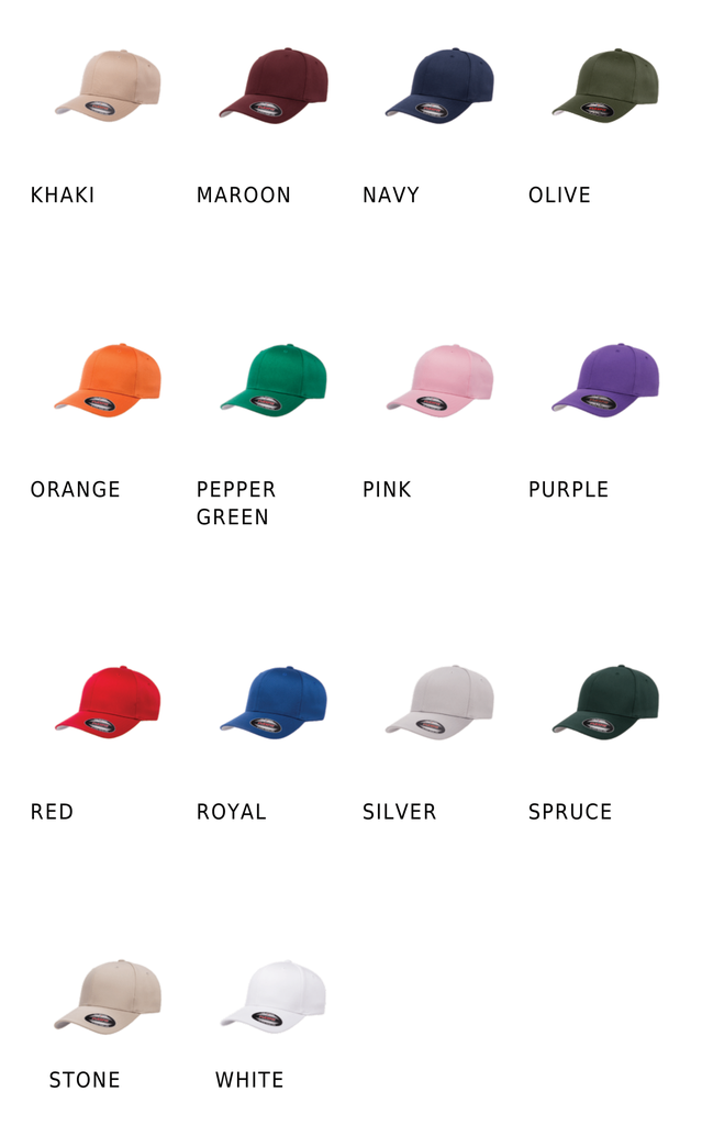 FlexFit 5001 - V-Flexfit Cotton Twill Cap - 5001