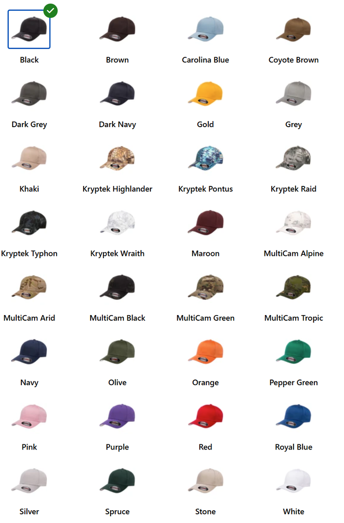 Flexfit 6277 Wooly Combed, Cotton Blend Cap - 6277