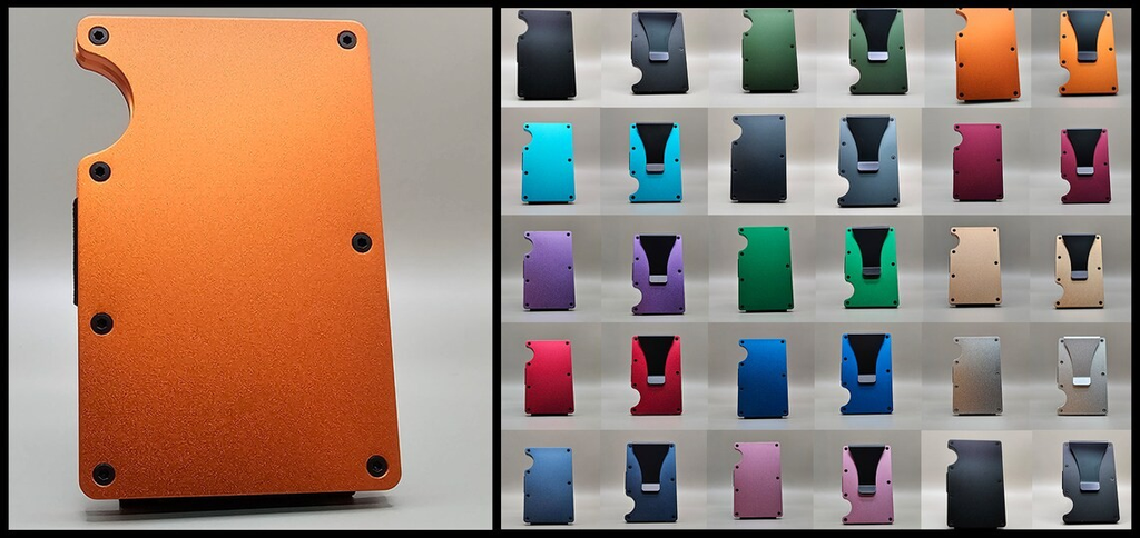 Metal Minimalist Wallet W/Clip