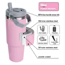 40oz Tumbler Black Underneath