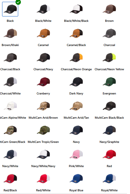 Flexfit Trucker Hat with Mesh Back - Flexfit 6511