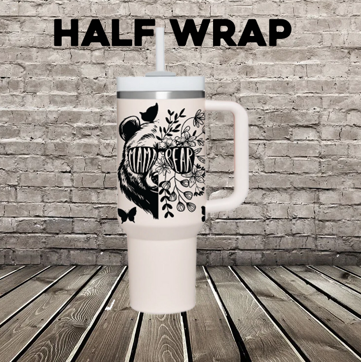 40oz Tumbler Black Underneath