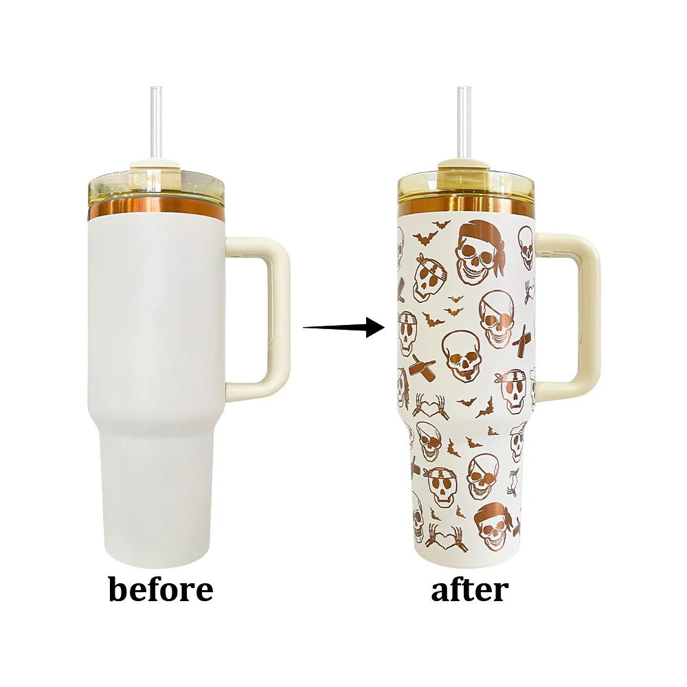 40oz Tumbler Copper Underneath