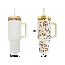 40oz Tumbler Copper Underneath